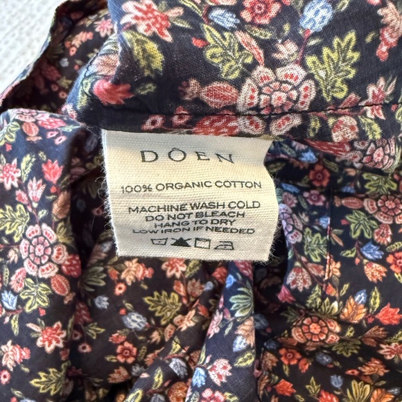 NWT Doen Rhodia Dress in Noir Forest Floral - Picture 5 of 6